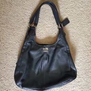 Coach Slouchy Purse Shoulder Bag - Soft Black Leather